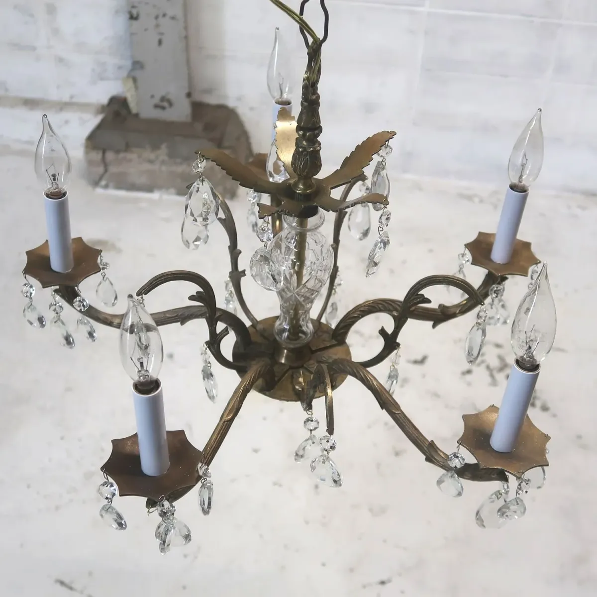 アンティーク シャンデリア 5灯