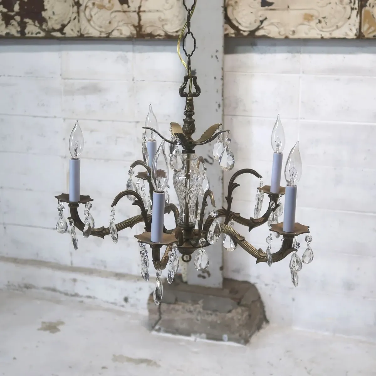 アンティーク シャンデリア 5灯