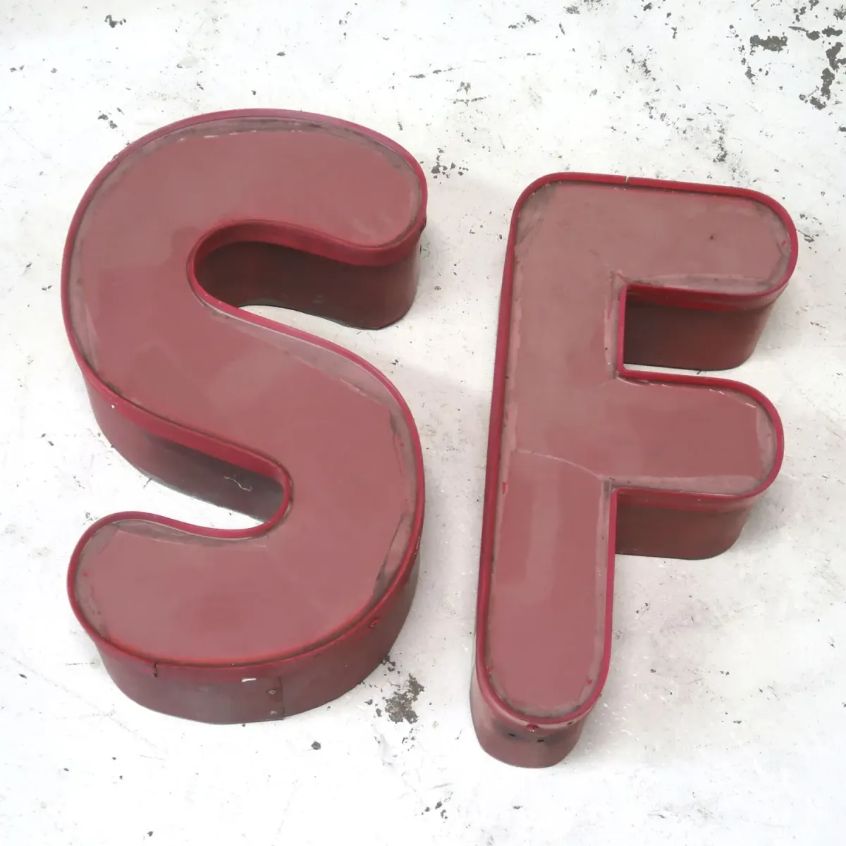 ビンテージ レターサイン S