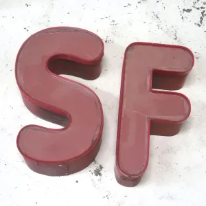 ビンテージ レターサイン S