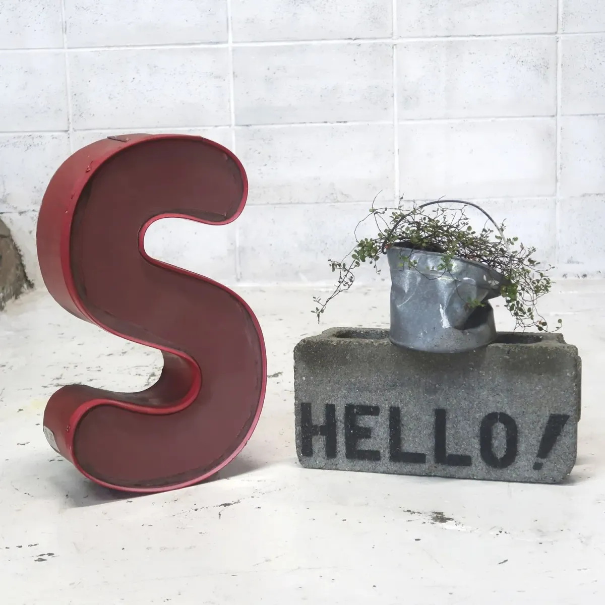 ビンテージ レターサイン S