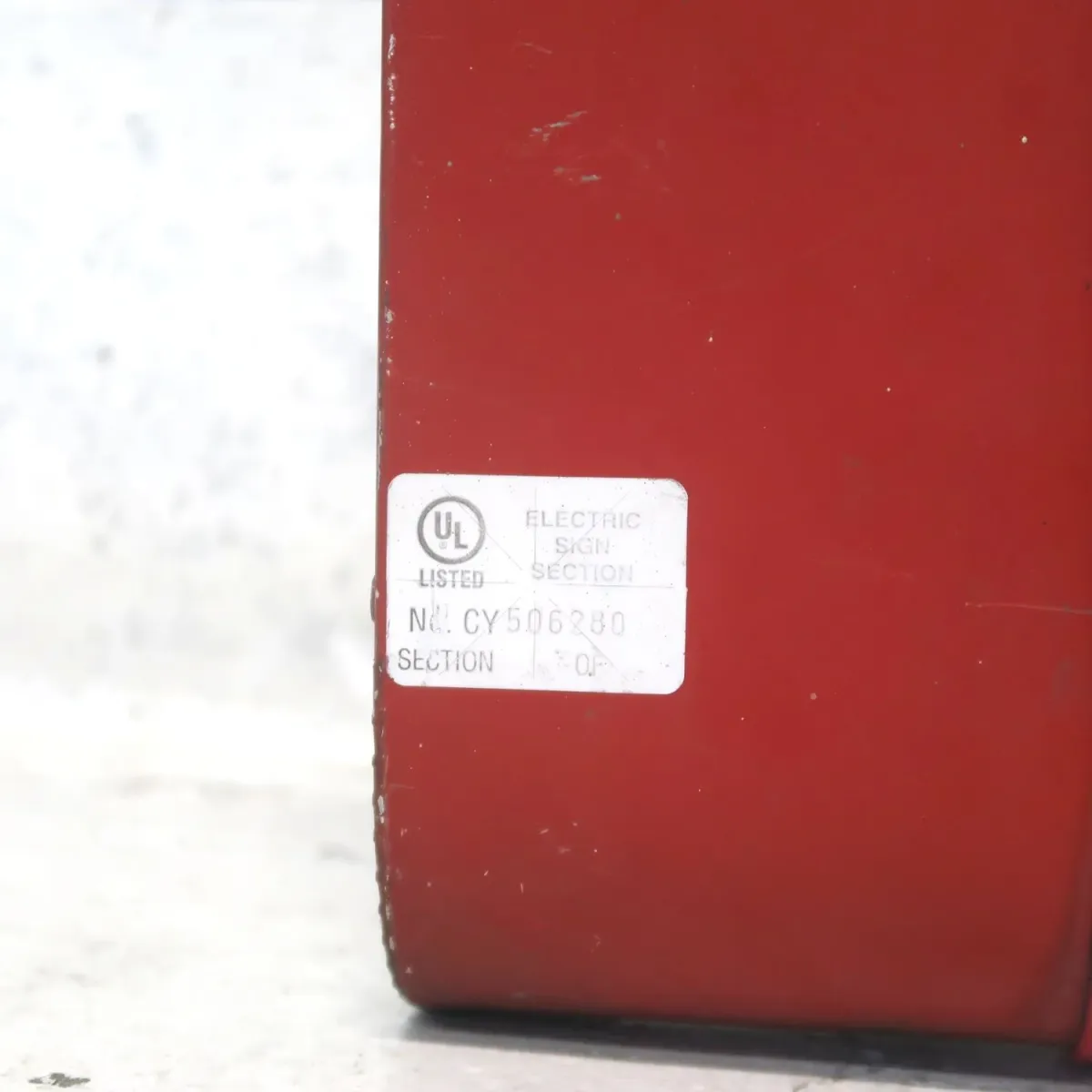 ビンテージ レターサイン P