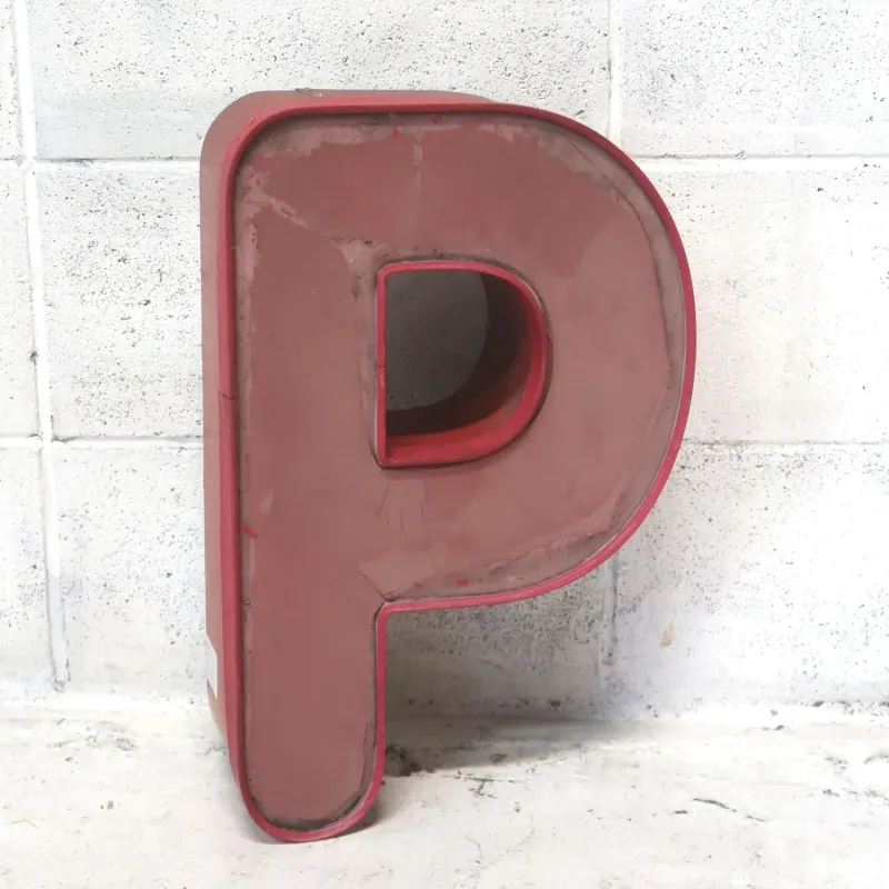 ビンテージ レターサイン P