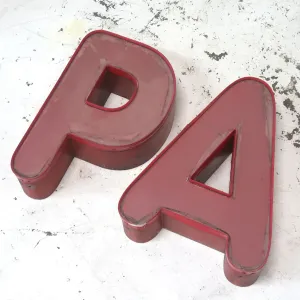 ビンテージ レターサイン P