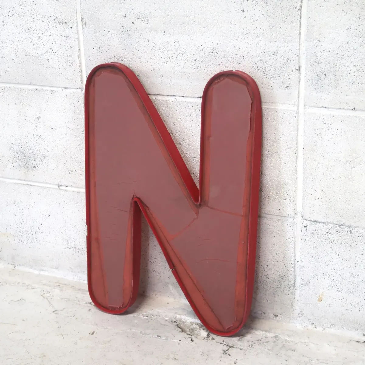 ビンテージ レターサイン N