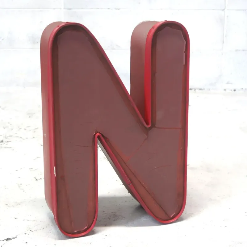 ビンテージ レターサイン N