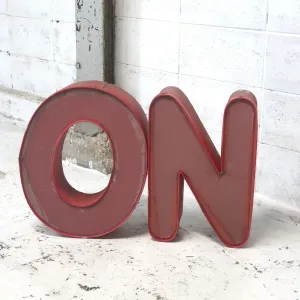 ビンテージ レターサイン N