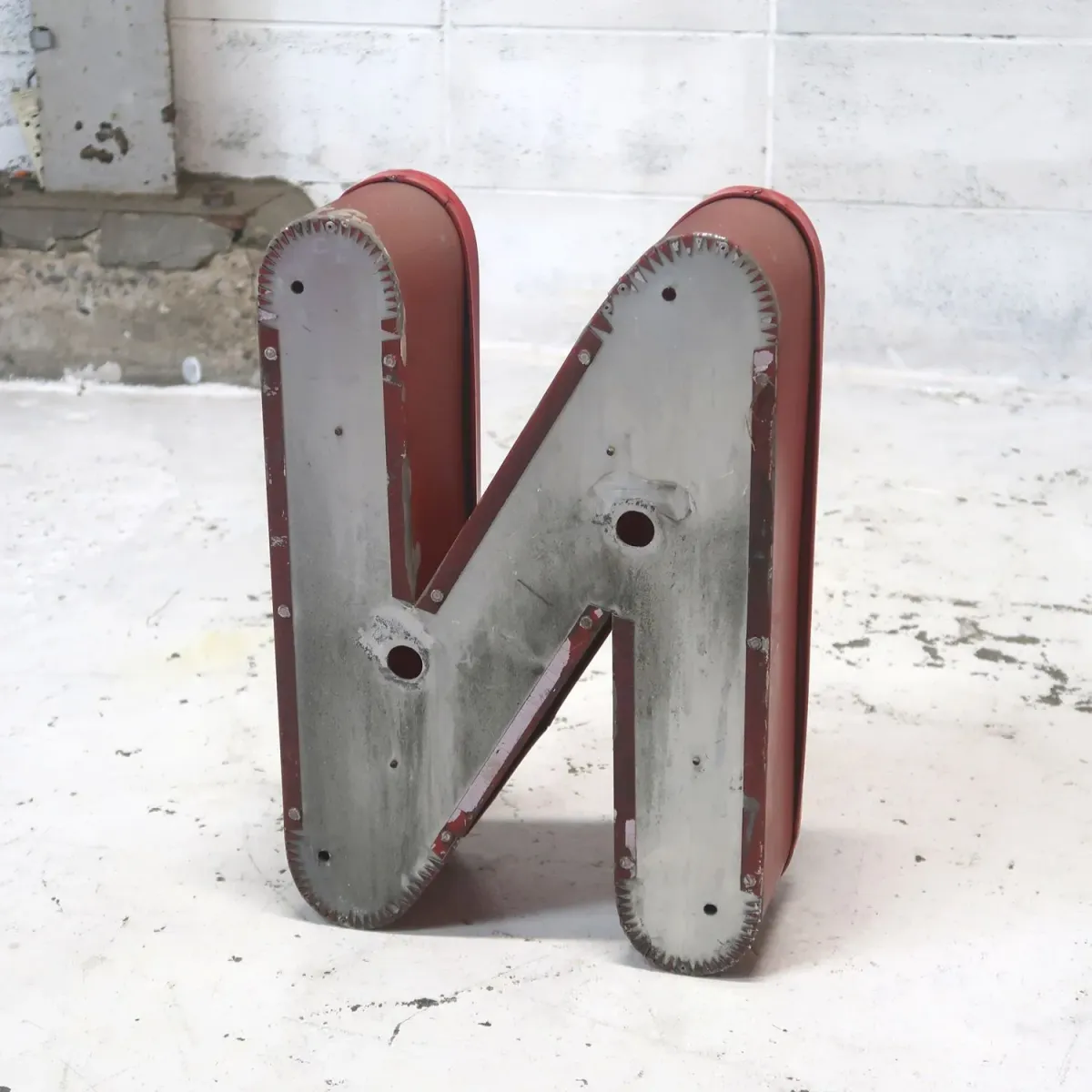 ビンテージ レターサイン N