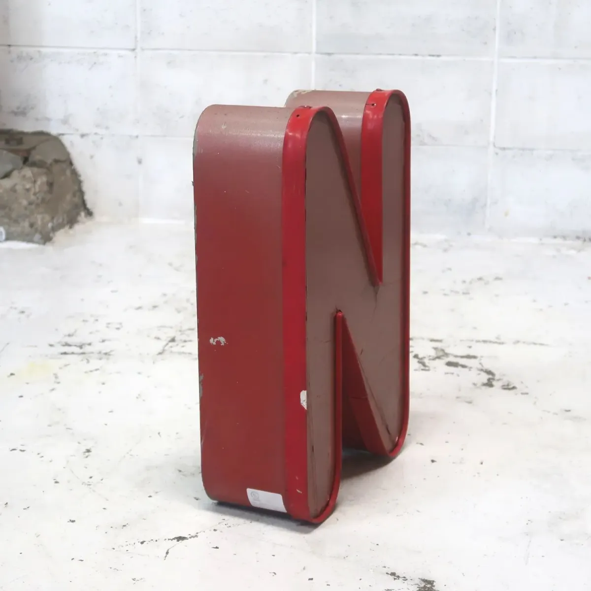 ビンテージ レターサイン N