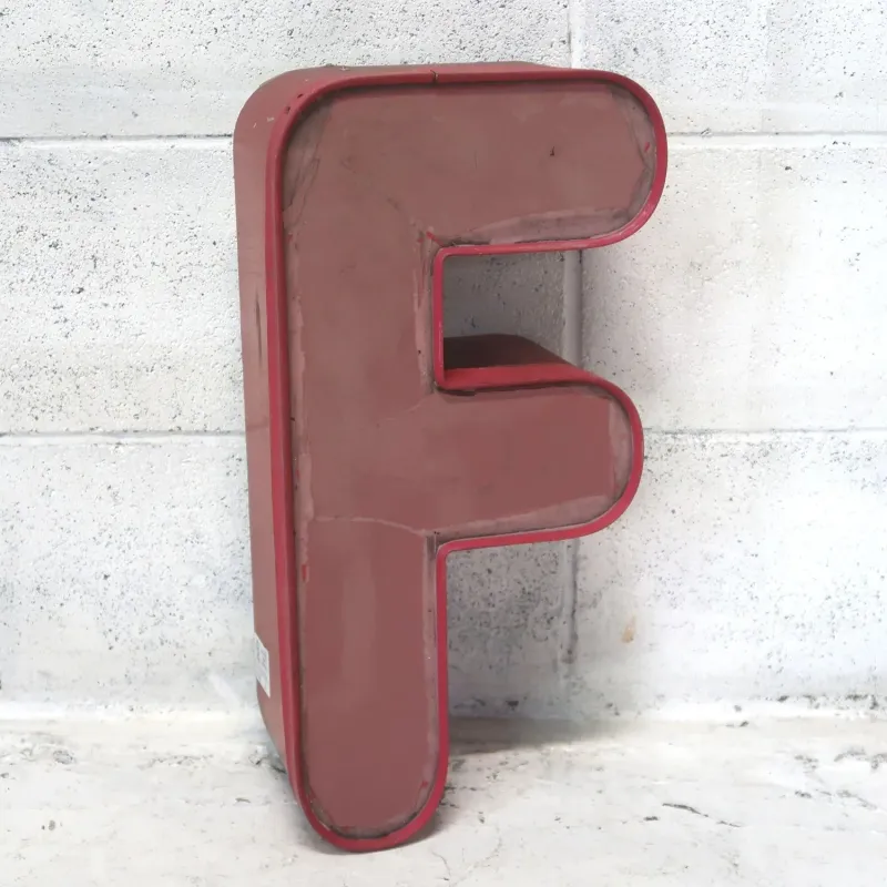 ビンテージ レターサイン F