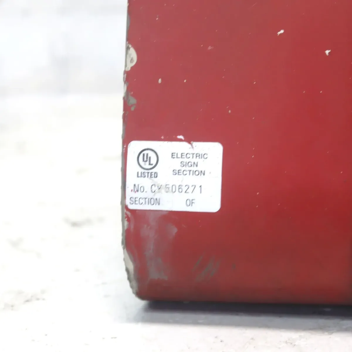 ビンテージ レターサイン A