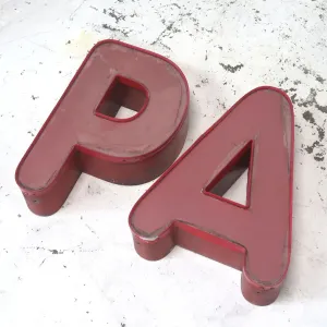 ビンテージ レターサイン A