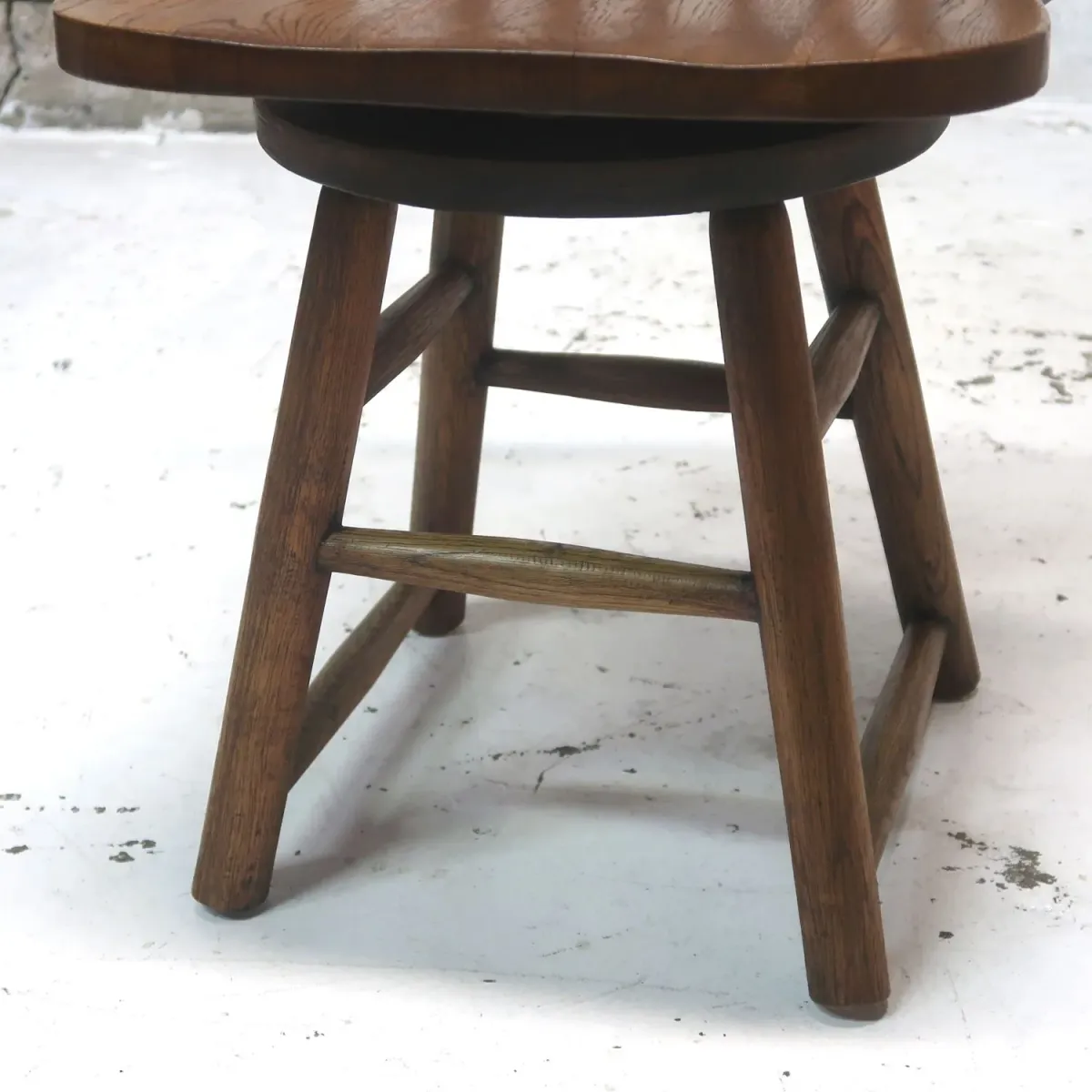 アンティーク ウッド ウィンザーチェア スイベル