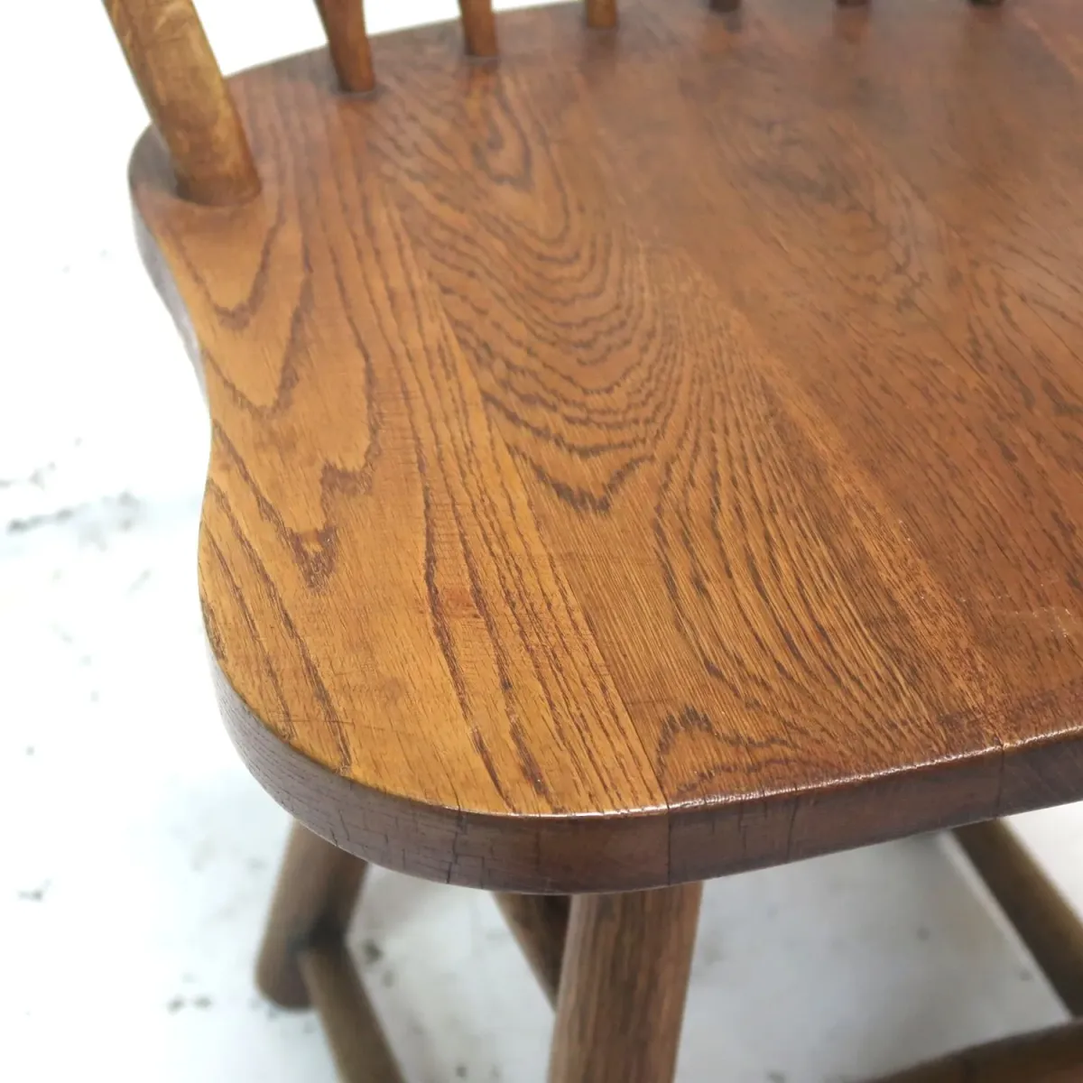 アンティーク ウッド ウィンザーチェア スイベル