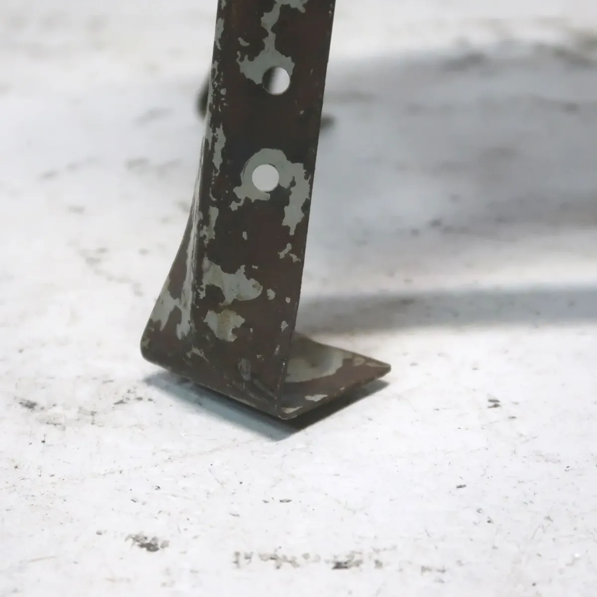 ビンテージ ウッド×メタル スツール