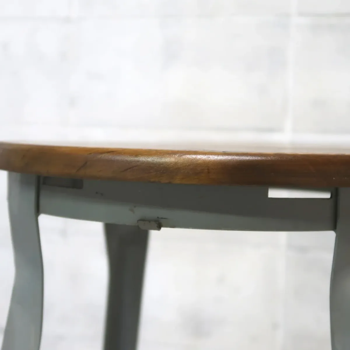 ビンテージ ウッド×メタル スツール