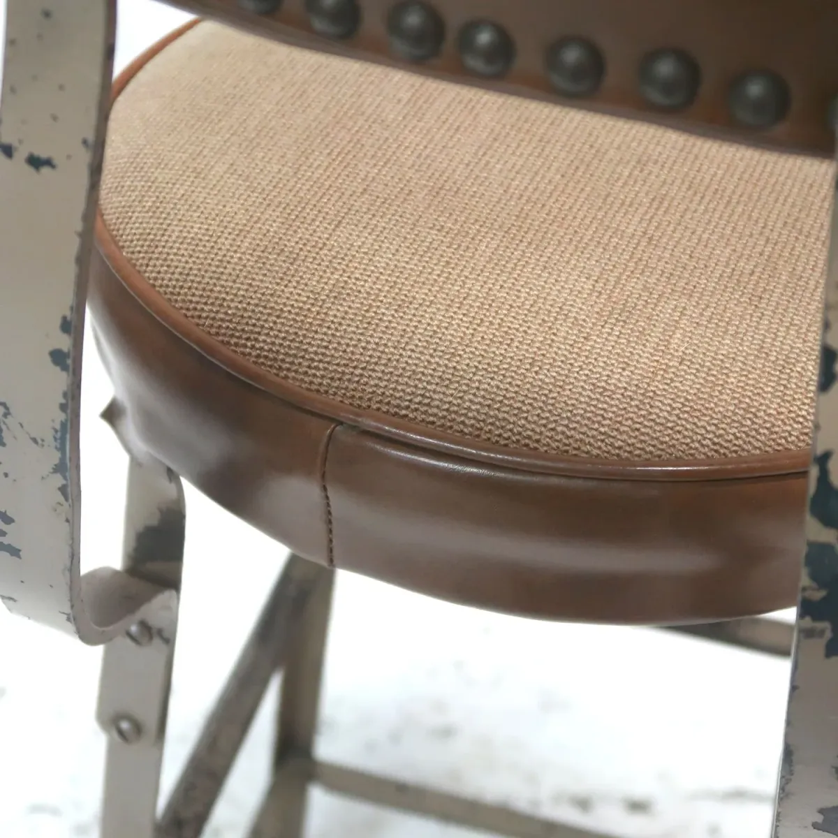 ビンテージ インダストリアル メタルスツール