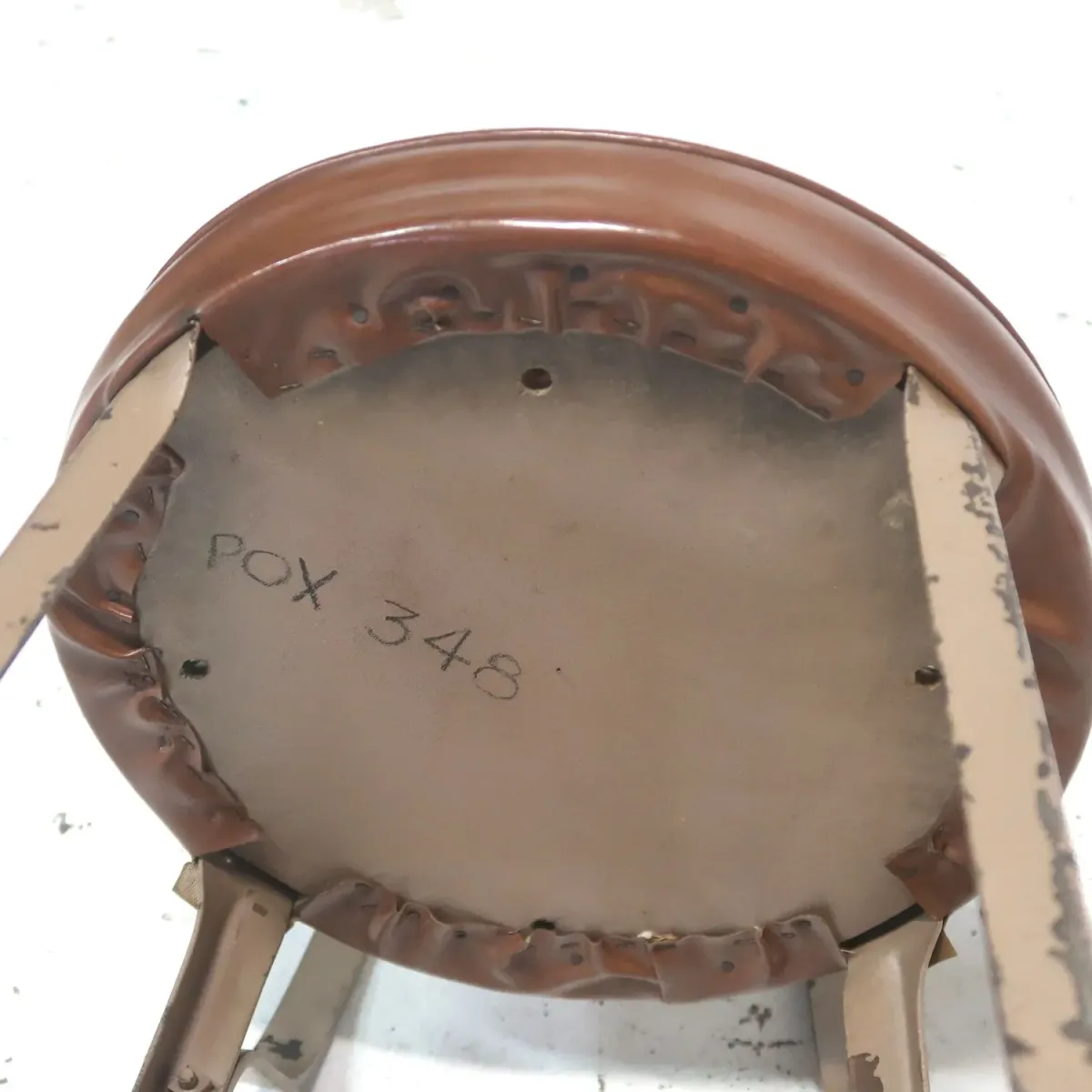 ビンテージ インダストリアル メタルスツール