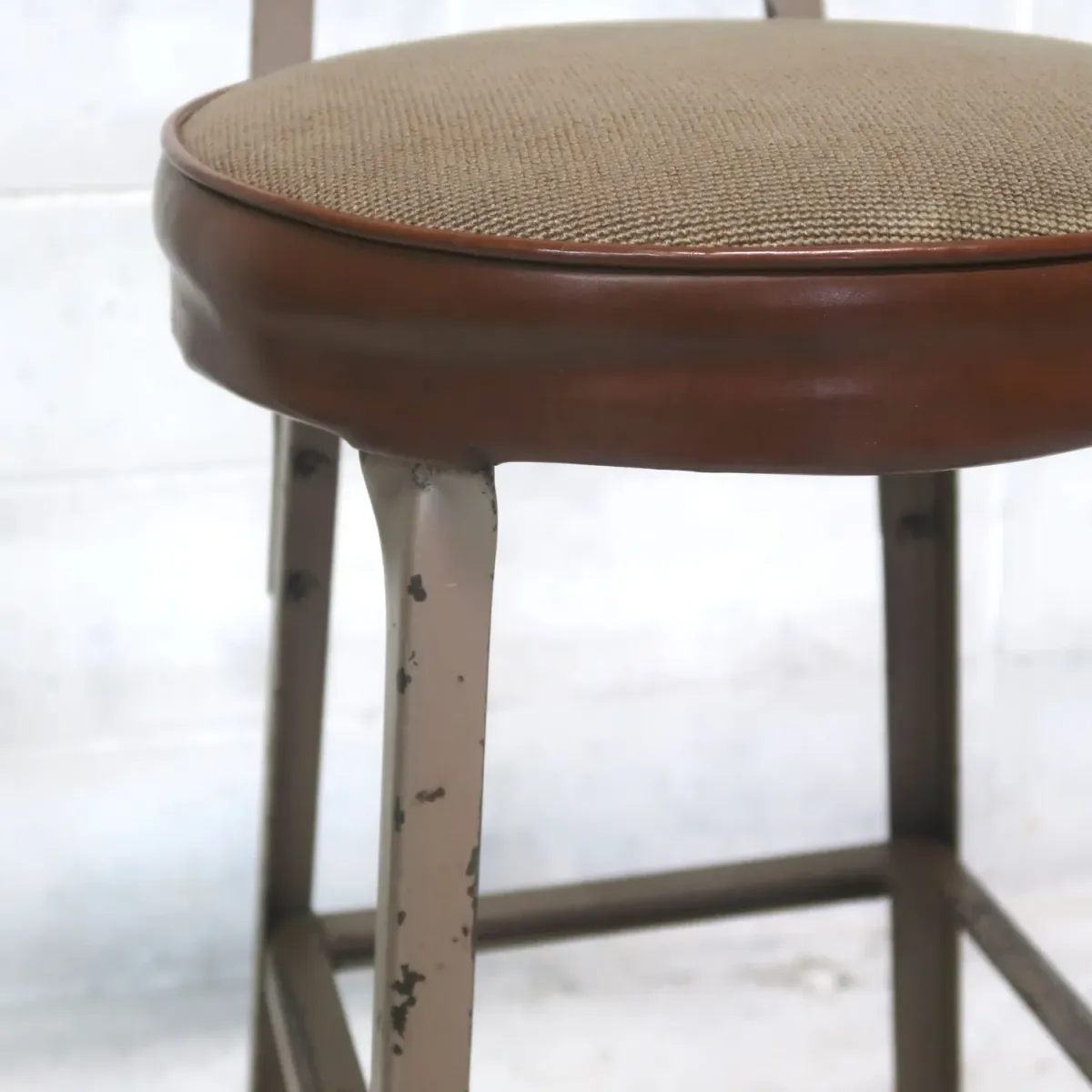 ビンテージ インダストリアル メタルスツール