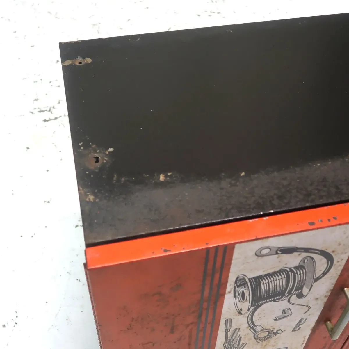 Motorcraft ビンテージ パーツキャビネット