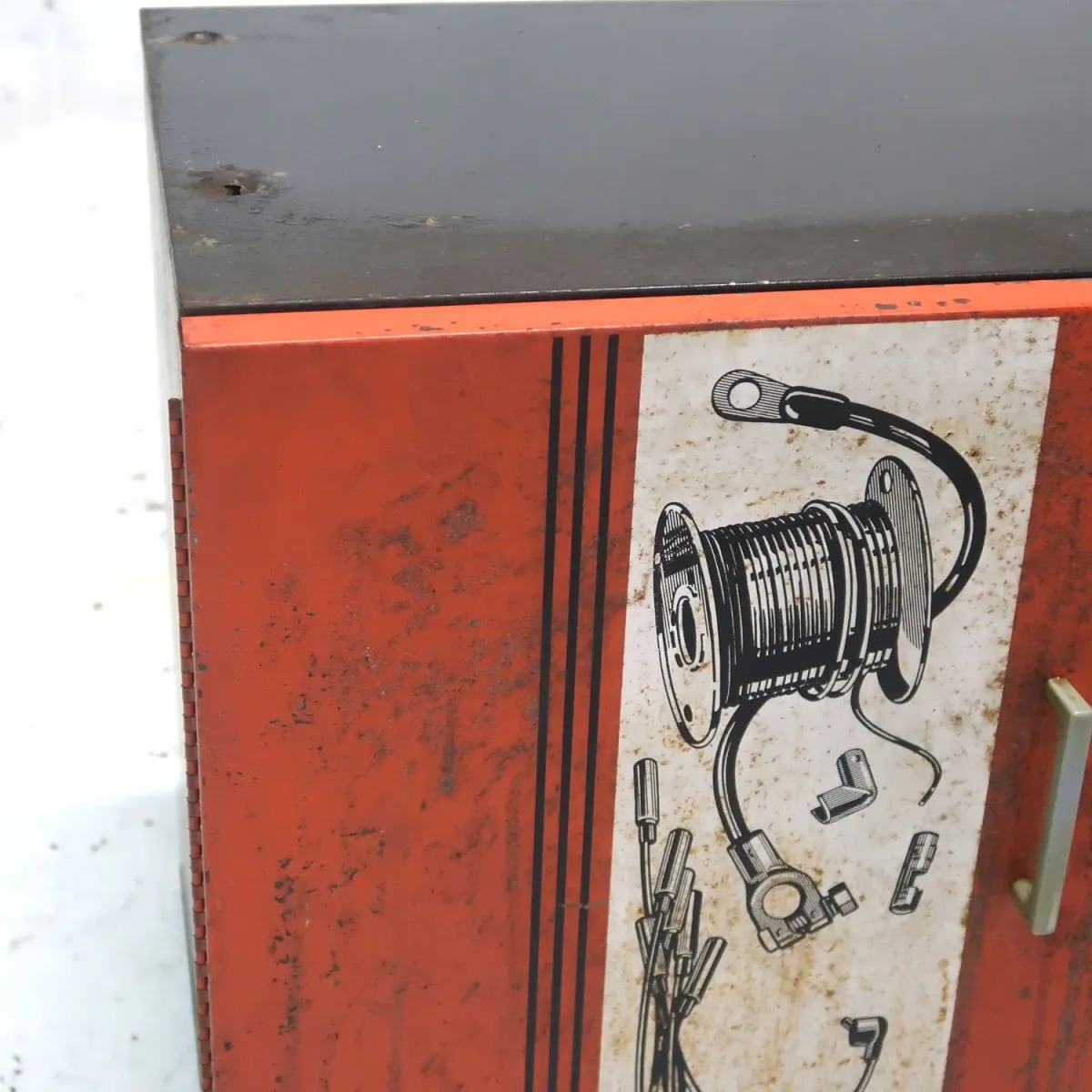 Motorcraft ビンテージ パーツキャビネット