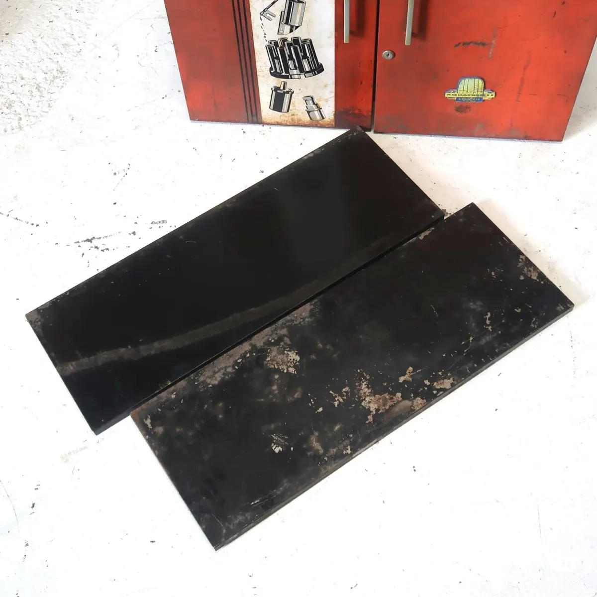 Motorcraft ビンテージ パーツキャビネット