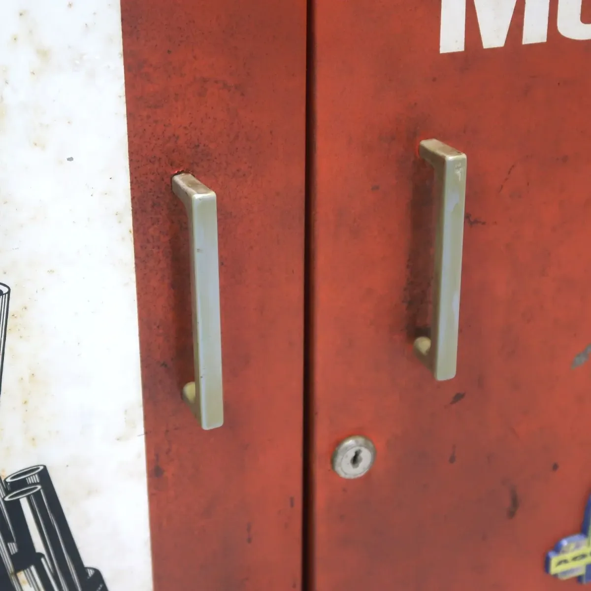 Motorcraft ビンテージ パーツキャビネット