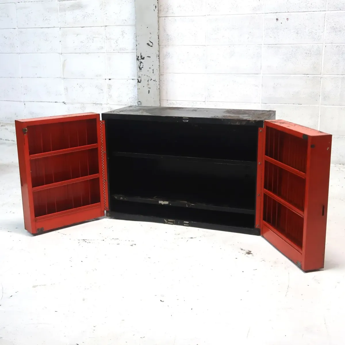 Motorcraft ビンテージ パーツキャビネット