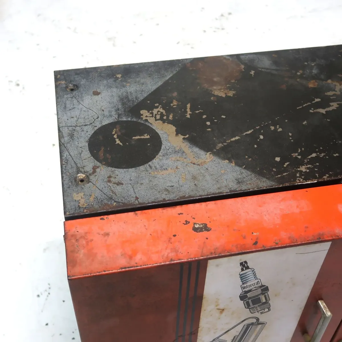 Motorcraft ビンテージ パーツキャビネット