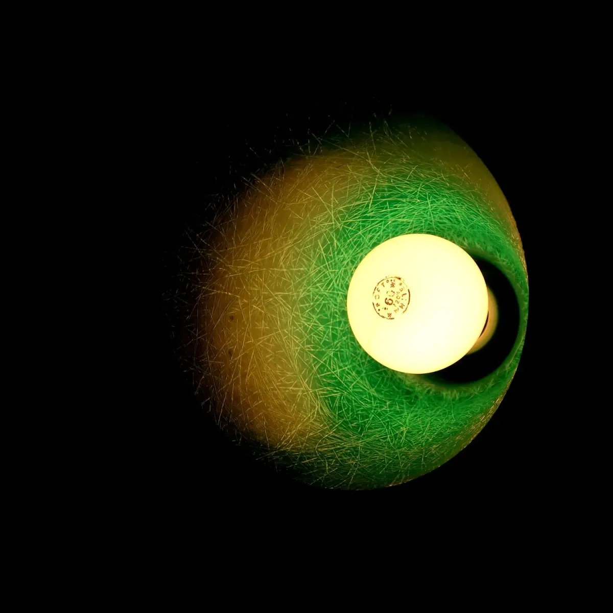 ミッドセンチュリー ファイバーシェード スパイクランプ