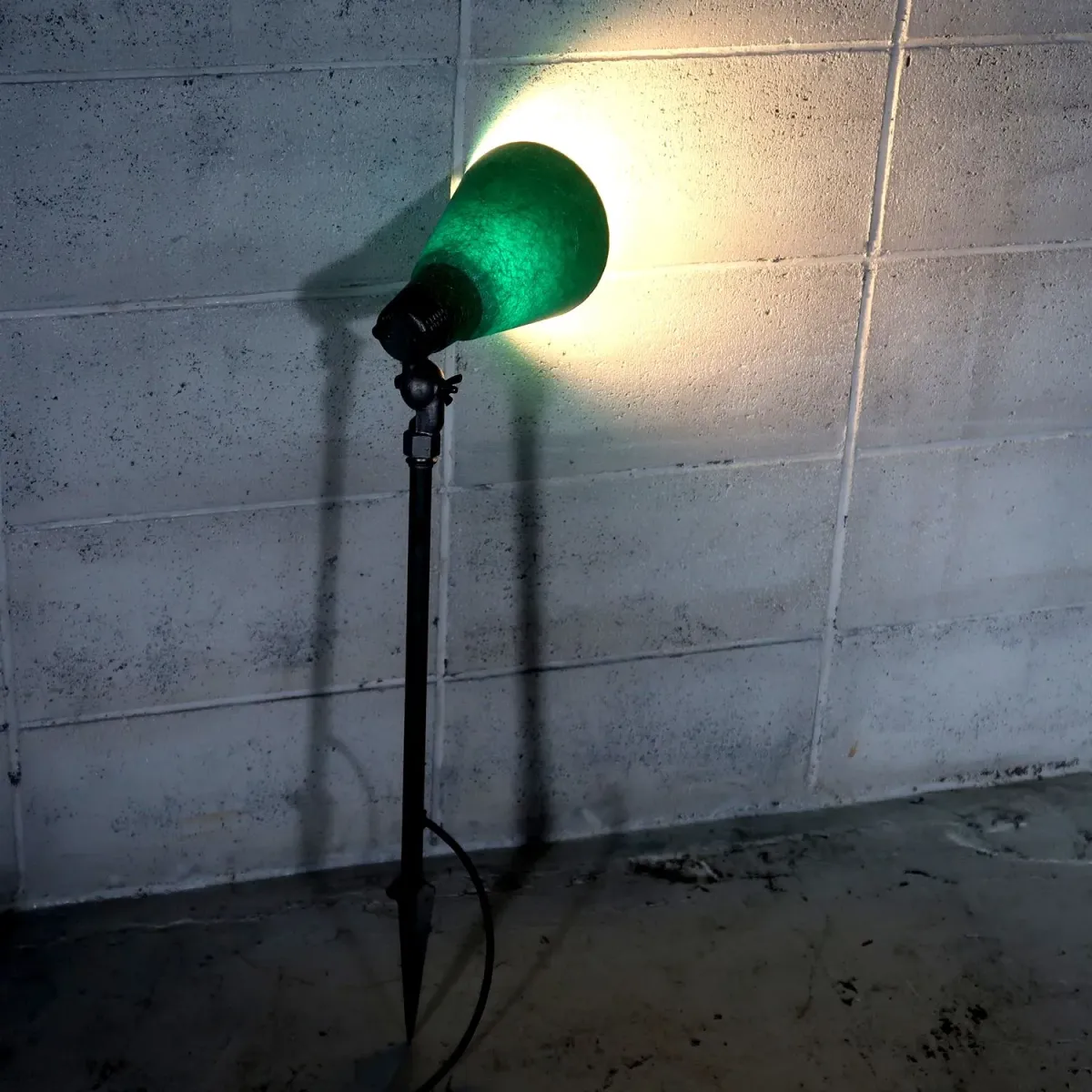 ミッドセンチュリー ファイバーシェード スパイクランプ