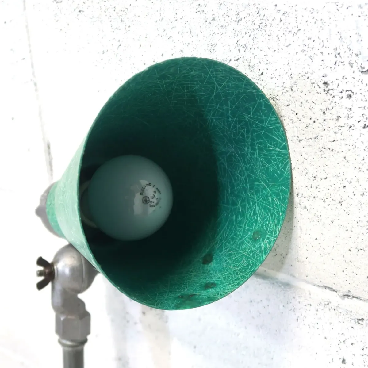 ミッドセンチュリー ファイバーシェード スパイクランプ