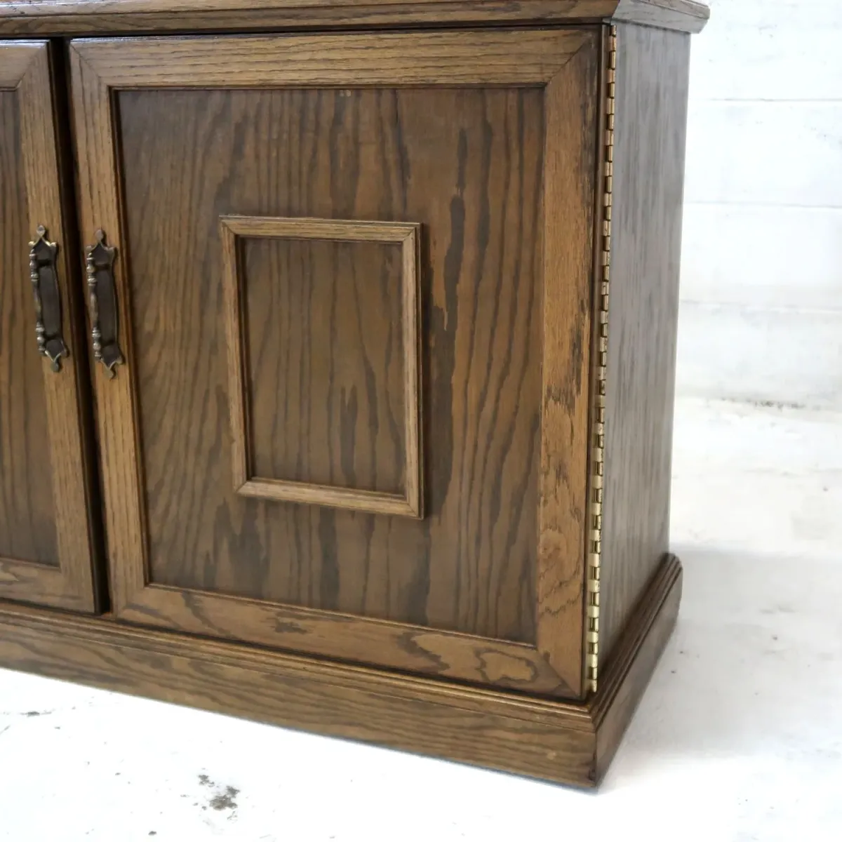 アンティーク レコードキャビネット オーク