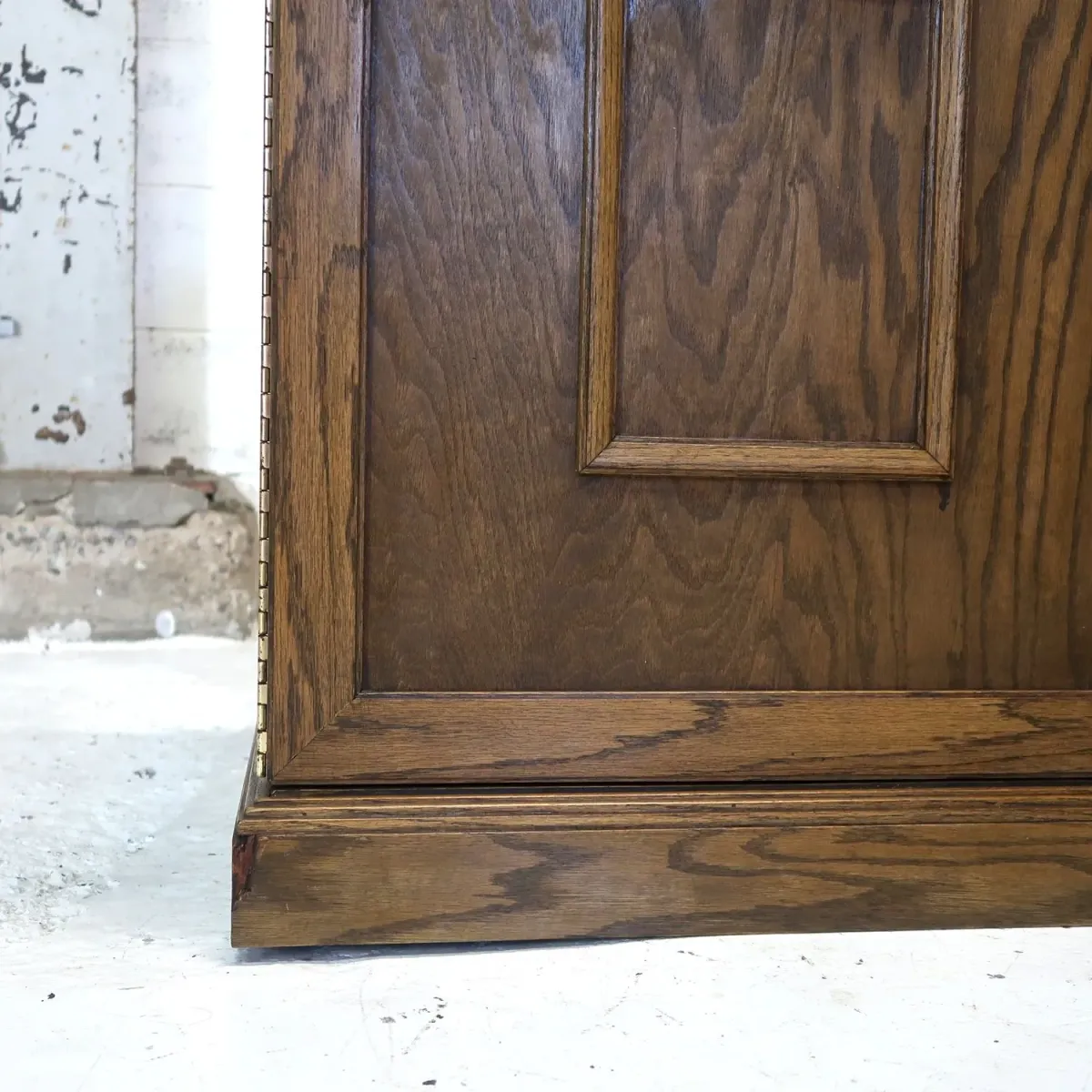 アンティーク レコードキャビネット オーク