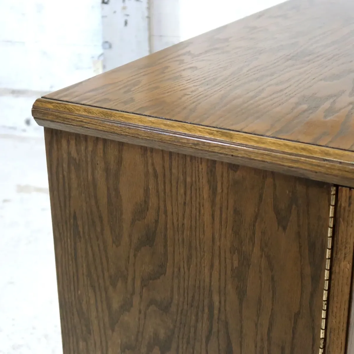 アンティーク レコードキャビネット オーク