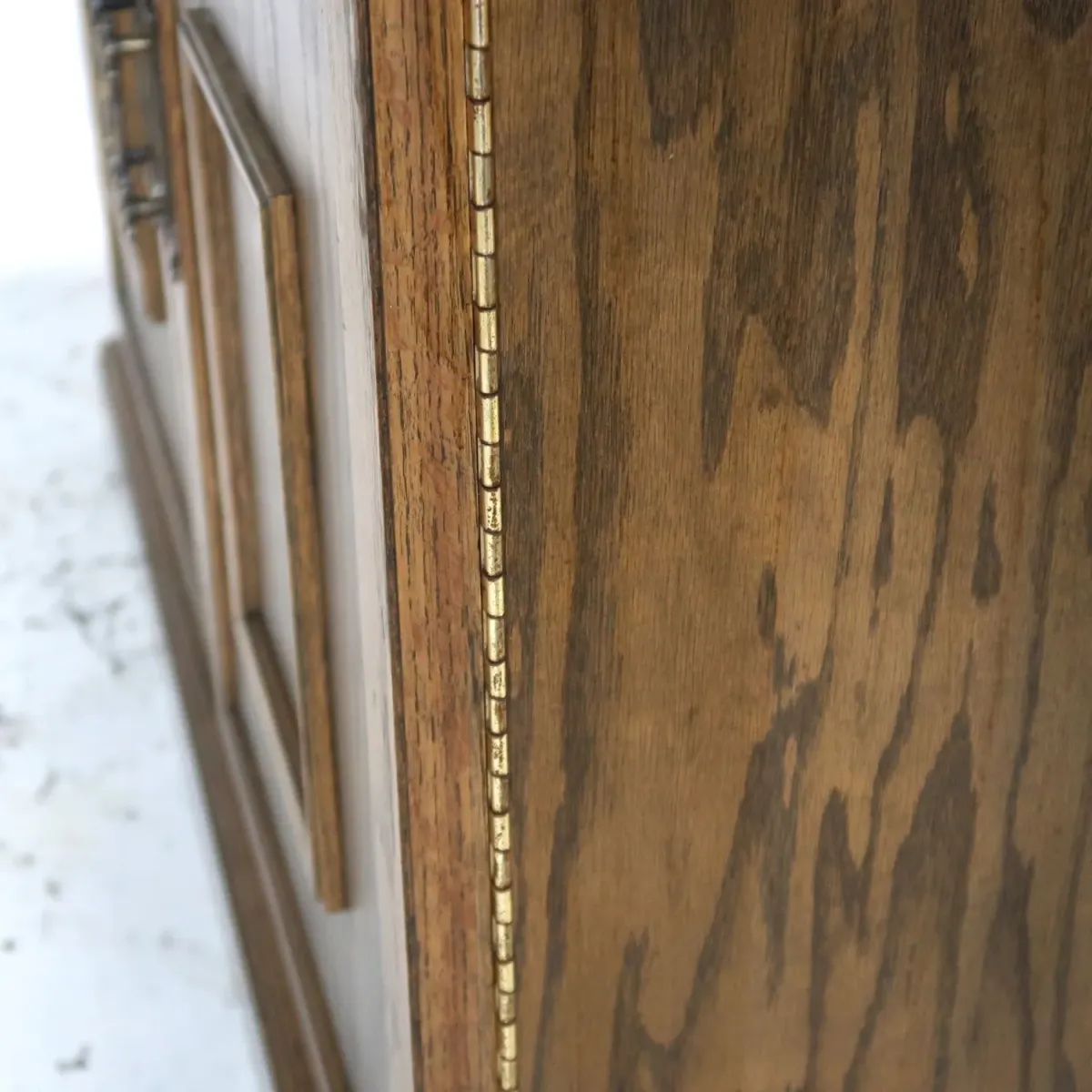 アンティーク レコードキャビネット オーク