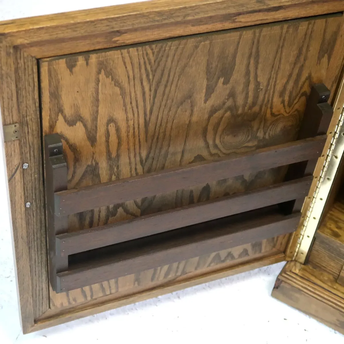 アンティーク レコードキャビネット オーク