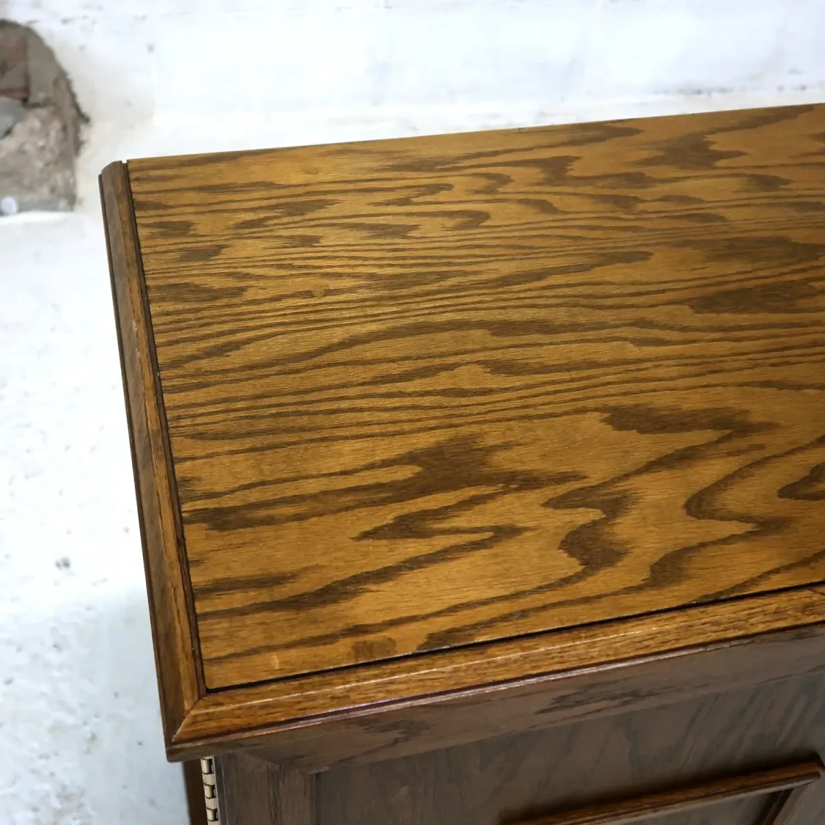 アンティーク レコードキャビネット オーク