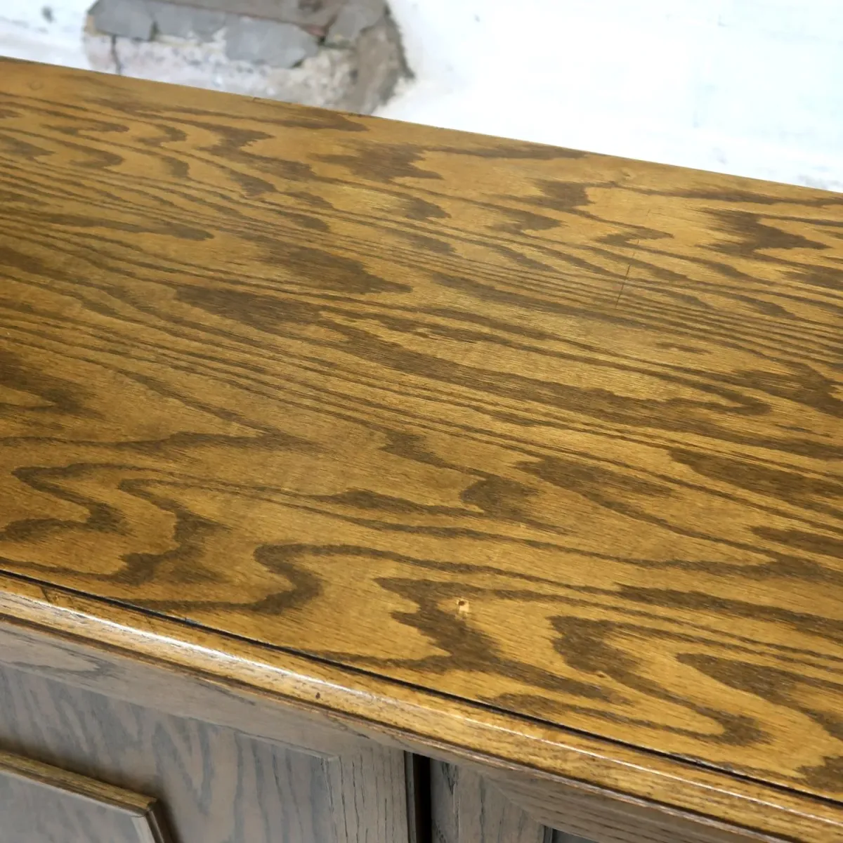 アンティーク レコードキャビネット オーク