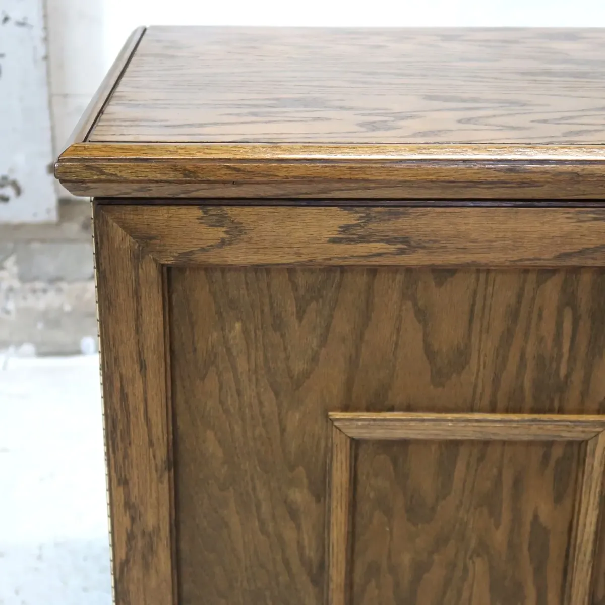 アンティーク レコードキャビネット オーク