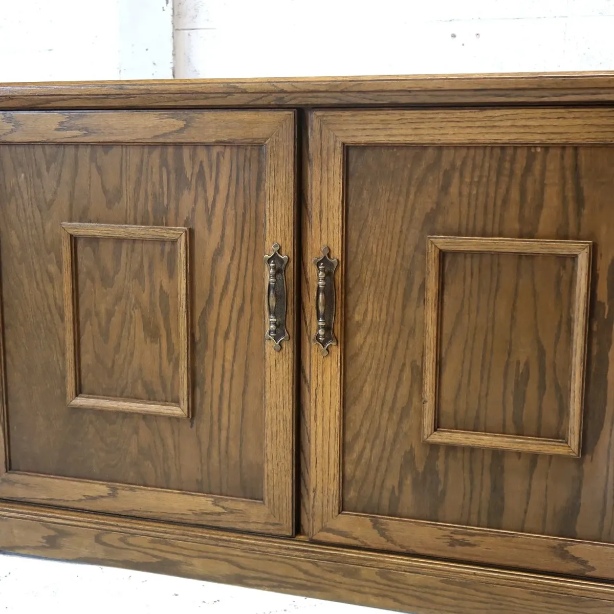 アンティーク レコードキャビネット オーク