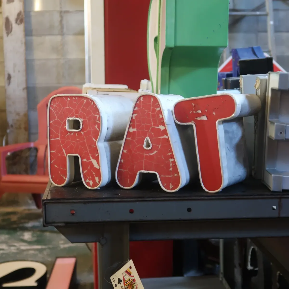 ビンテージ レターサイン ミニサイズ T