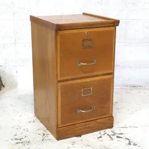 ビンテージ ウッドファイルキャビネット