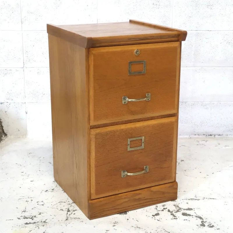 ビンテージ ウッドファイルキャビネット