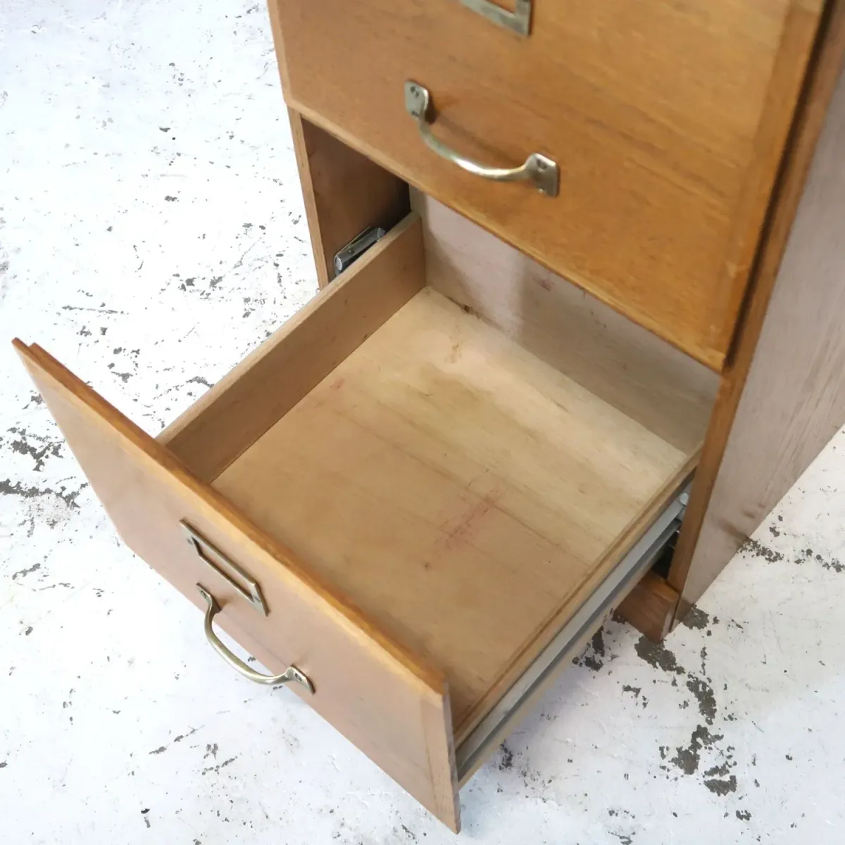 ビンテージ ウッドファイルキャビネット