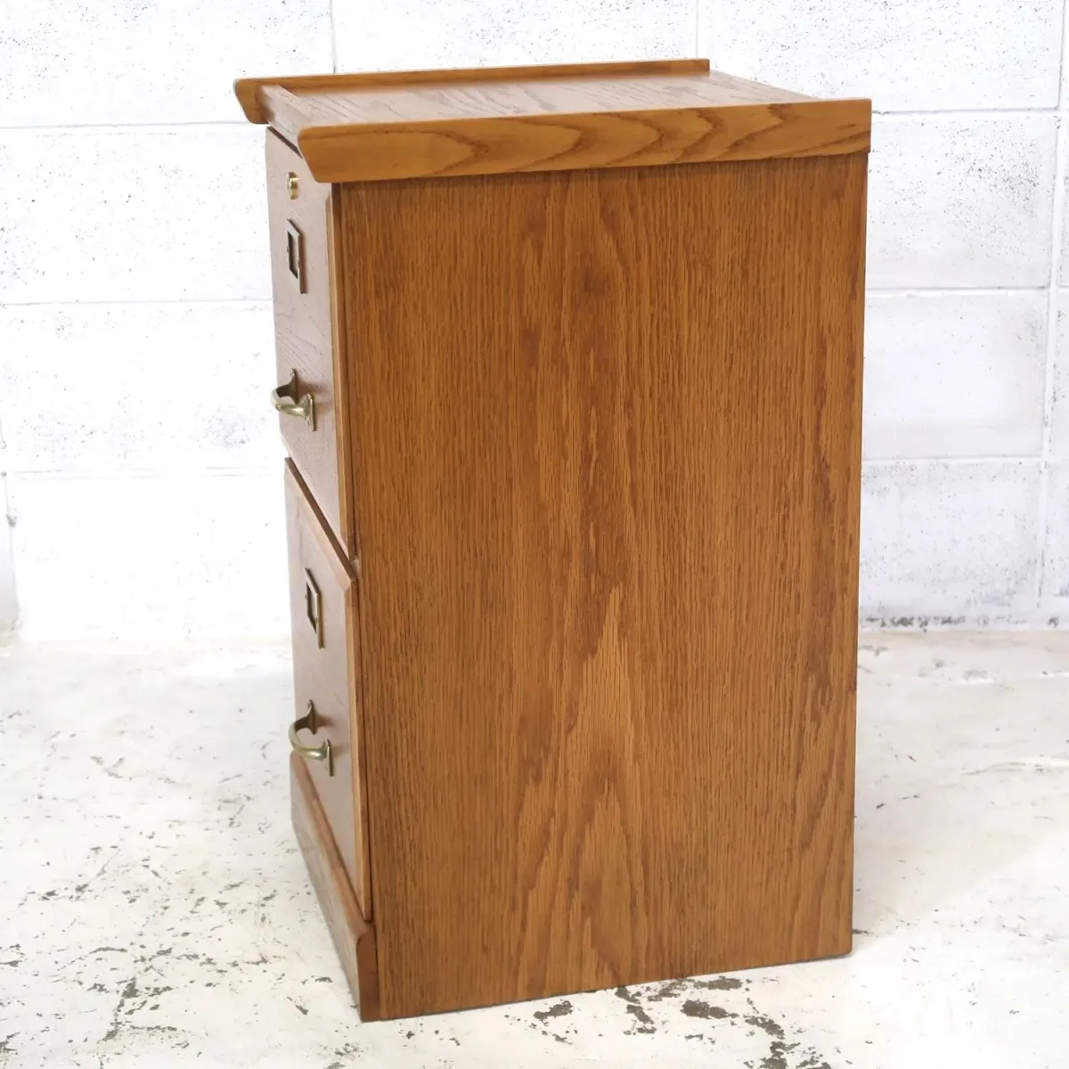 ビンテージ ウッドファイルキャビネット