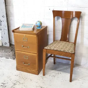 ビンテージ ウッドファイルキャビネット