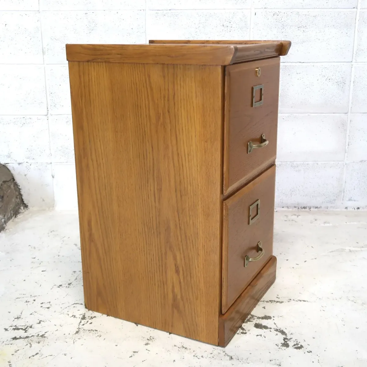 ビンテージ ウッドファイルキャビネット