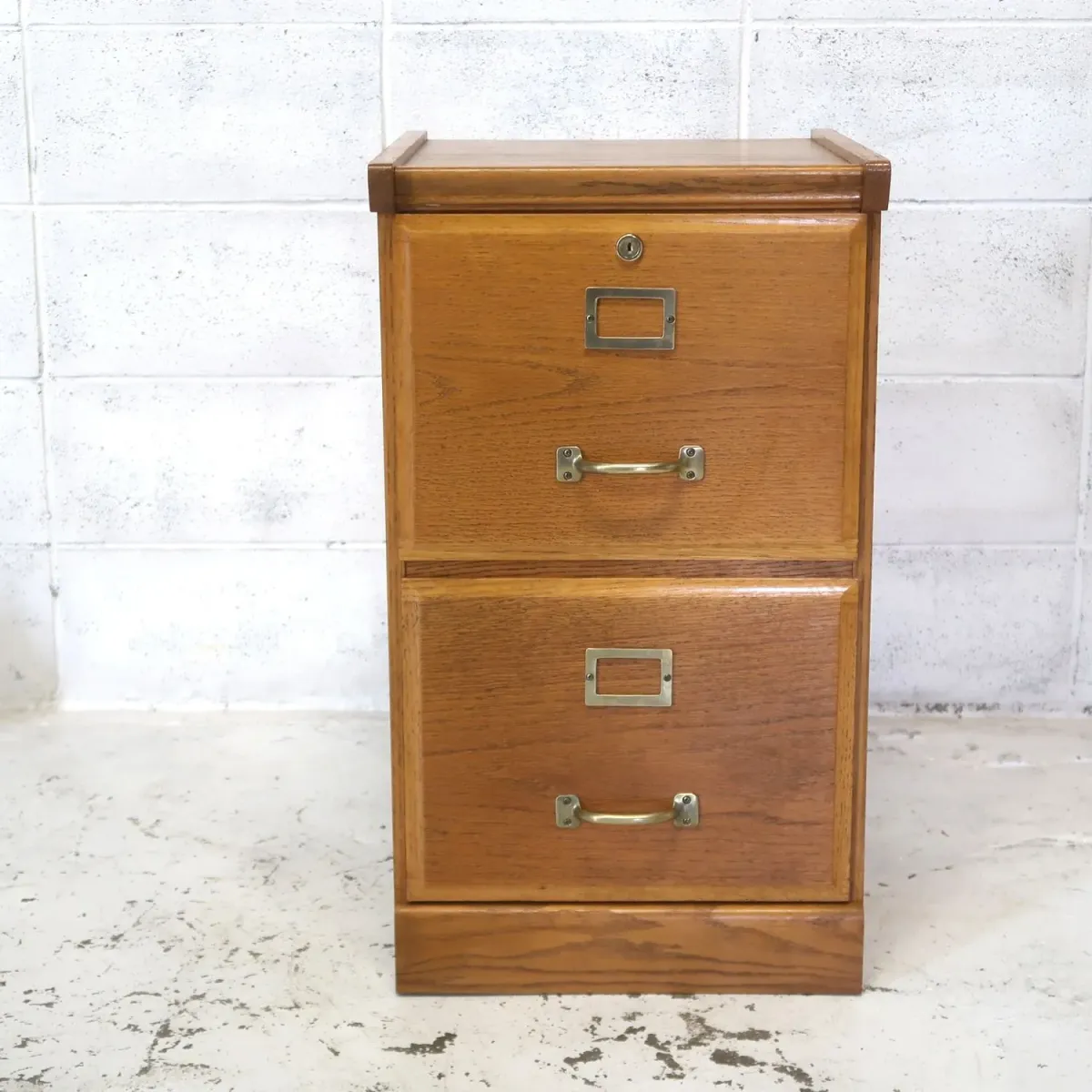 ビンテージ ウッドファイルキャビネット