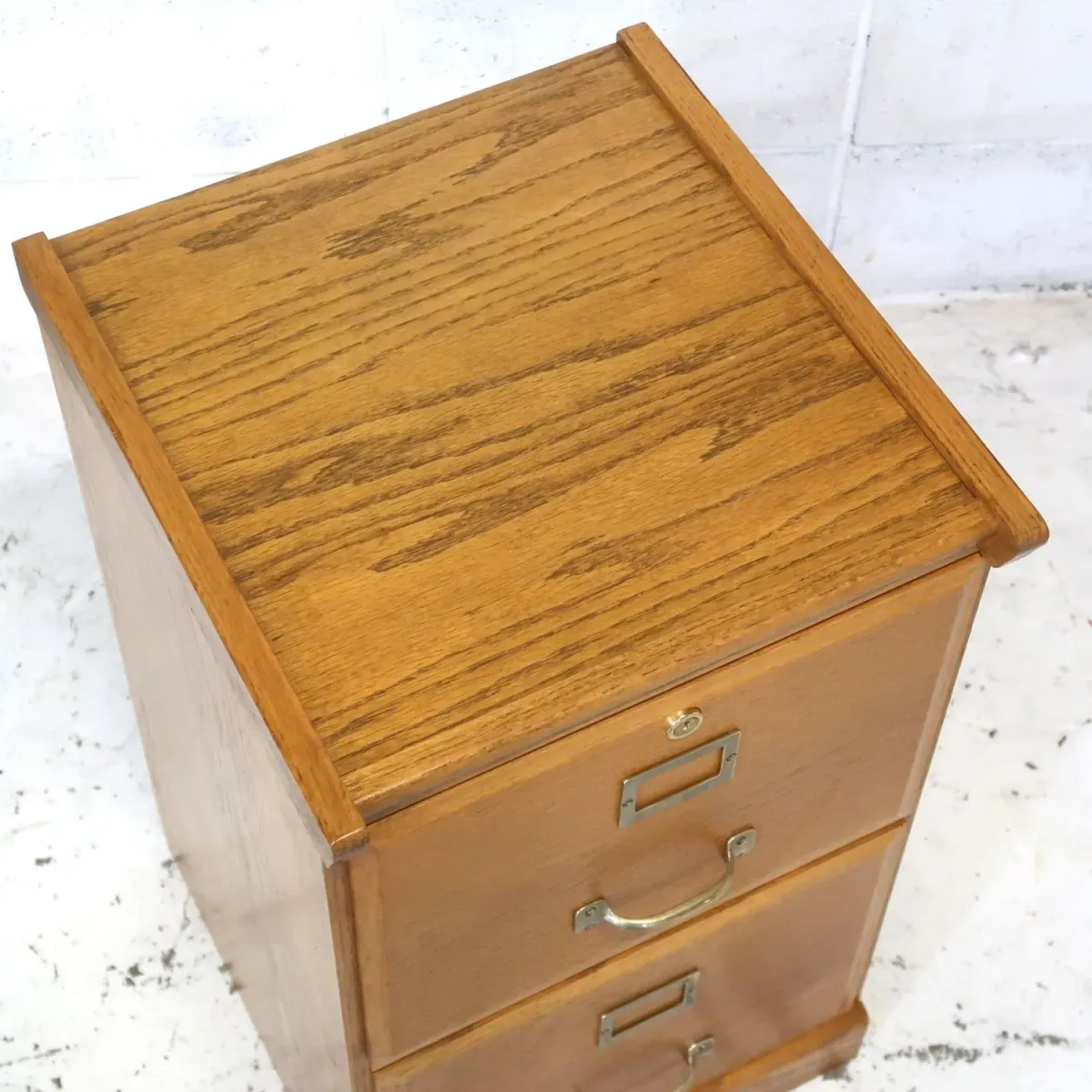 ビンテージ ウッドファイルキャビネット